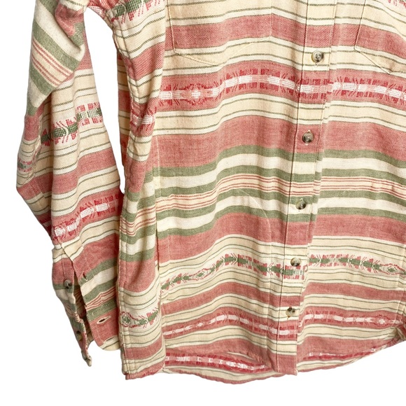 Toad & Co cotton shirt southwest cairn print size large g - Picture 4 of 5